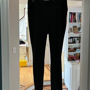 Stretching it like in mid rise slim through hip and thigh, skinny leg opening